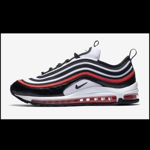 Nike Air Max 97 Ultra 17
Black White Habanero Red (W)
Women’s size 9.5